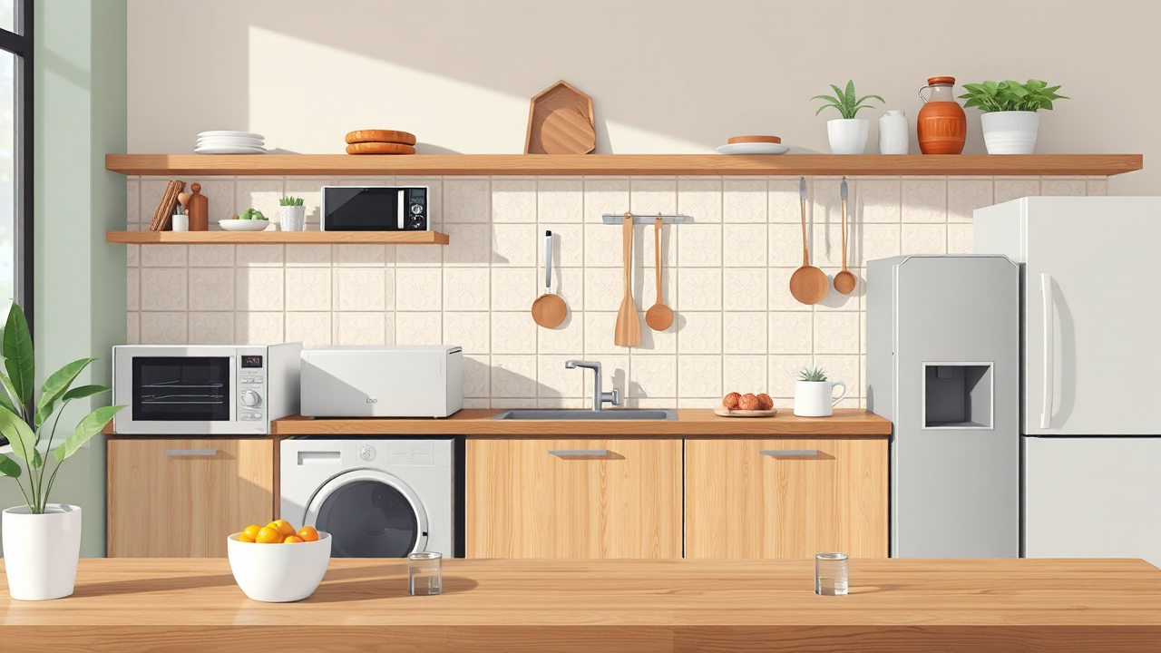- H2: A importância de escolher eletrodomésticos para cozinha pequena - H2: A importância de escolher eletrodomésticos para cozinha pequena